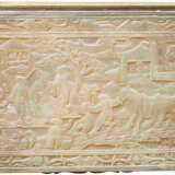 Fein geschnitzte Perlmutt-Tabatiere, chinesische Exportarbeit, um 1800 - photo 2