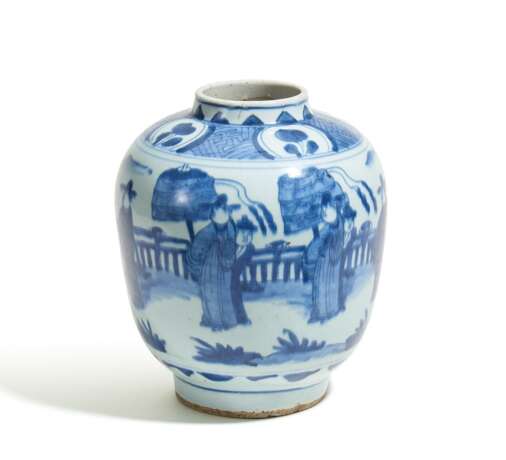  Frühe bauchige Vase im chinesischen Stil - Foto 1