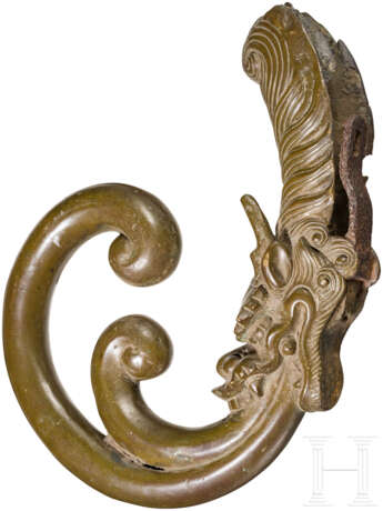 Chinoiser Griff aus Bronze, wohl Frankreich, 19. Jahrhundert - фото 2