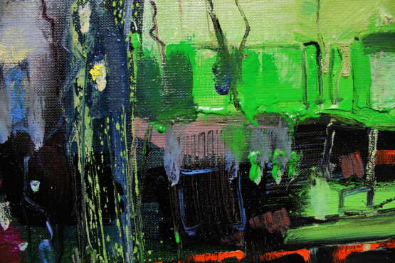“An ancient legend” Canvas Oil paint Abstractionism Everyday life 2019 - photo 3