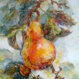 “Mrs. pear” Canvas Acrylic paint Impressionist Still life 2019 - photo 1