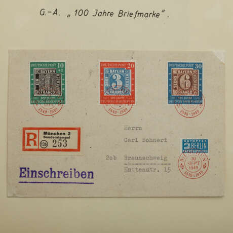 Deutschland nach 1945/60 - Wunderschön gestaltete Sammlung - Foto 3