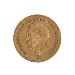 Sachsen/GOLD - 20 Mark 1872 E Johann,