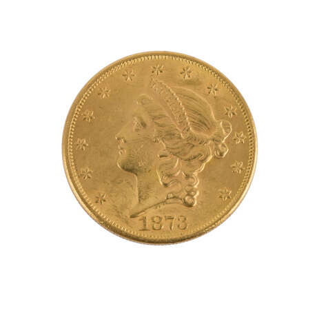 USA/GOLD - 20 Dollars 1873 Liberty Head, - photo 1