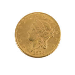 USA/GOLD - 20 Dollars 1873 Liberty Head,