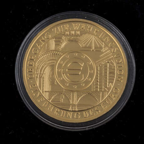 BRD/GOLD - 200 Euro 2002 J Währungsunion, - Foto 2