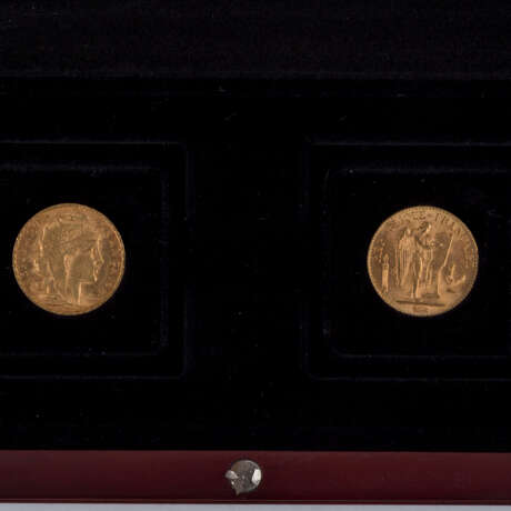 Frankreich/GOLD - 2 x 20 Francs im Set, - фото 2