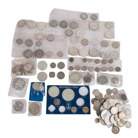 Silberlot Münzen Alle Welt, - Foto 1