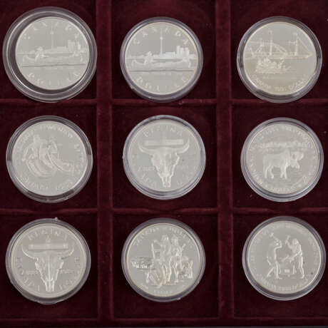 Kanada - Sammlung Dollars, ca. 74 Stück und Weiteres, - фото 4
