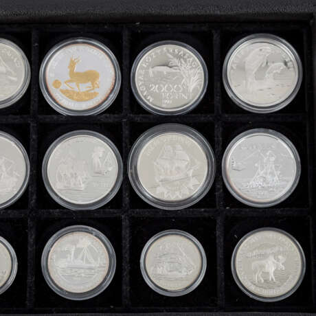 2 Boxen mit diversen Silberunzen und Münzen - фото 3