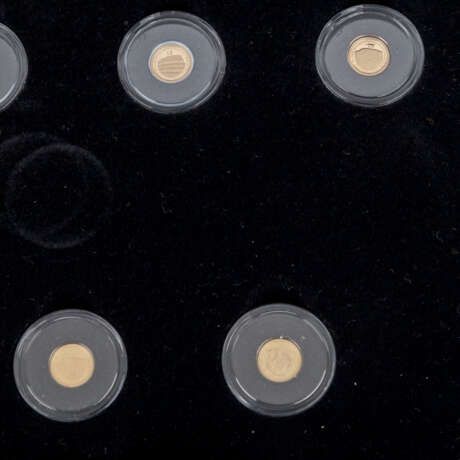 Schickes GOLD-Set "Die kleinsten Goldmünzen der Welt" - - фото 3