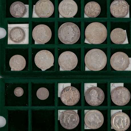 DT. Kaiserreich - Spannende Sammlung von über 50 Münzen, - photo 3