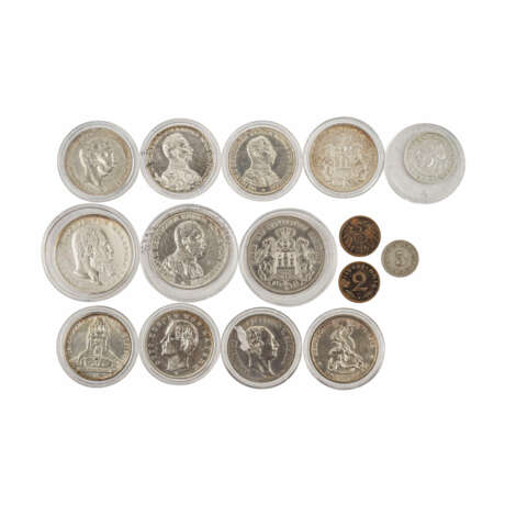 12-teiliges Konvolut Münzen Dt. Kaiserreich - - photo 1