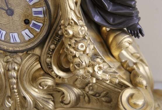 “ Clock with candelabraFrance19th century” - photo 5