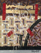 Abstract Composition with Worker and Kolkhoz Woman II
