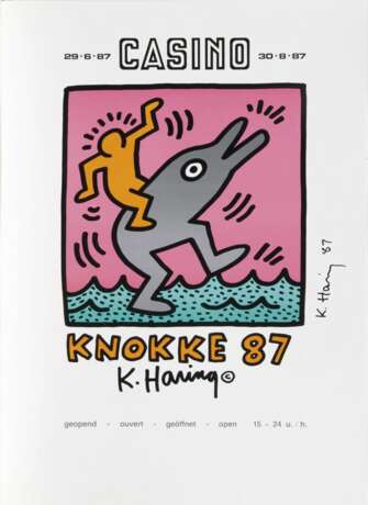Keith Haring. Knokke 87 - Foto 1