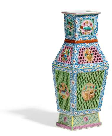  Rechteckige Vase mit den Hundert Antiquitäten - Foto 1
