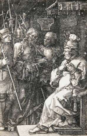 Albrecht Dürer. Christus vor Kaiaphas, aus der Kupferstichpassion - photo 1