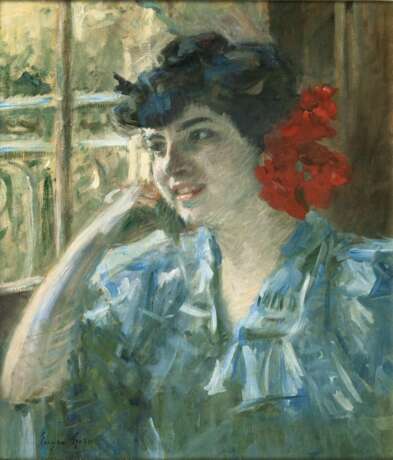 Eugen Spiro. Junge Frau am Fenster - Foto 1