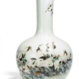  Tianqiuping-Vase mit 26 Mandschurenkranichen als Symbol für Hoffnung - Foto 1