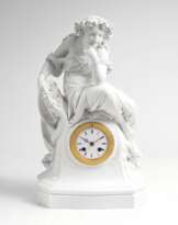 Biskuit-Pendule 'Allegorie des Sommers'