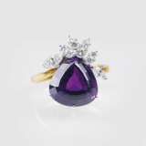 Vintage Amethyst-Brillant-Ring - photo 1