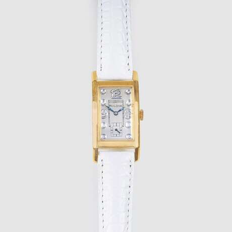 Bulova. Vintage Armbanduhr mit Diamant-Besatz - photo 1