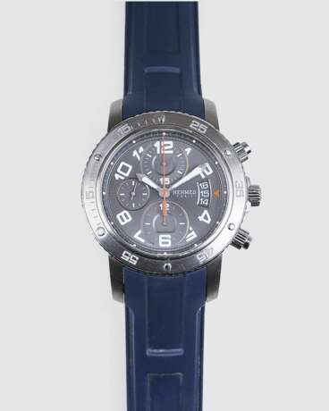 Hermès. Herren-Armbanduhr 'Chronograph Clipper' - Foto 1