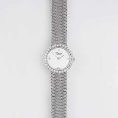 Damen-Armbanduhr mit Diamant-Besatz