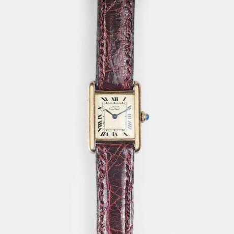 Cartier. Damen-Armbanduhr 'Tank Vermeile' - photo 1