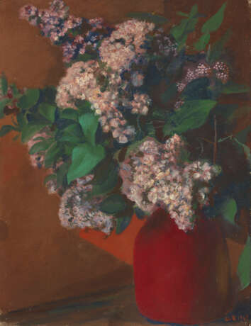 Shukhaev, Wassili. Lilacs in a Red Vase - Foto 1