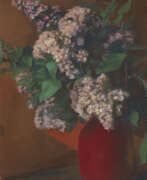 Vasiliï Ivanovitch Choukhaev. Lilacs in a Red Vase
