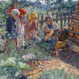 Богданов-Бельский, Николай. Children Listening to Balalaika - фото 1