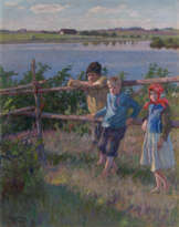 Children by the River