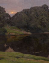 Landscape with Setting Sun