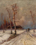 Julius Sergius von Klever. Winter Landscape