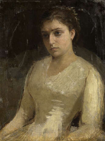 Perov, Wassili. Portrait of a Young Woman - Foto 1