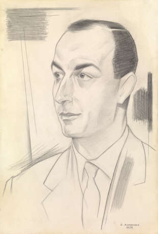 Annenkov, Georges. Portrait of Paul Charles Deodato - Foto 1