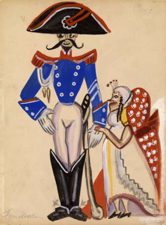 Sudeikin, Sergei. Costume Designs for N. Balieff’s “La Chauve-Souris” Revue - Foto 2