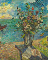 Harbour Scene with Still Life and the Burliuk Family