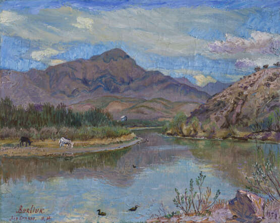 Бурлюк, Давид. Rio Grande River, New Mexico - фото 1