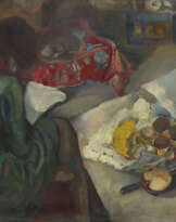 Still Life with a Young Woman and a Cat