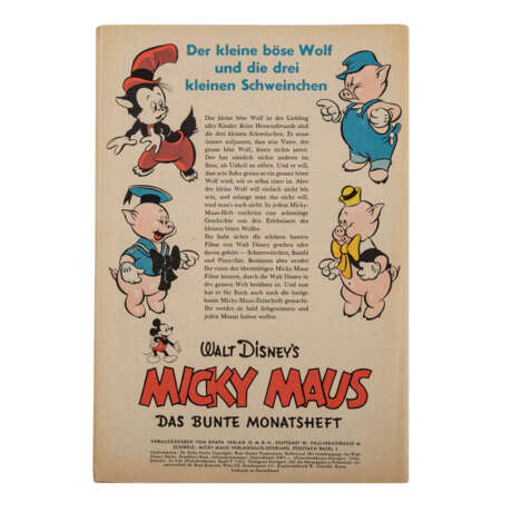 MICKY MAUS Heft Nr. 2, Oktober 1951. - Foto 2