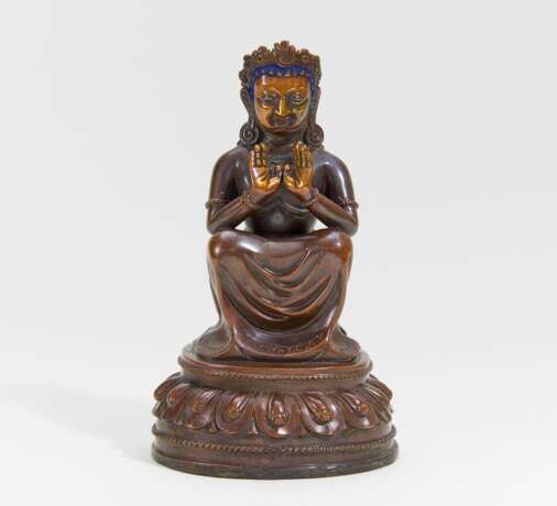  Sitzende buddhistische Figur - photo 1
