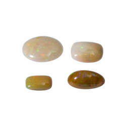 4 Welo fire opals (Ethiopia), 24 ct. total,