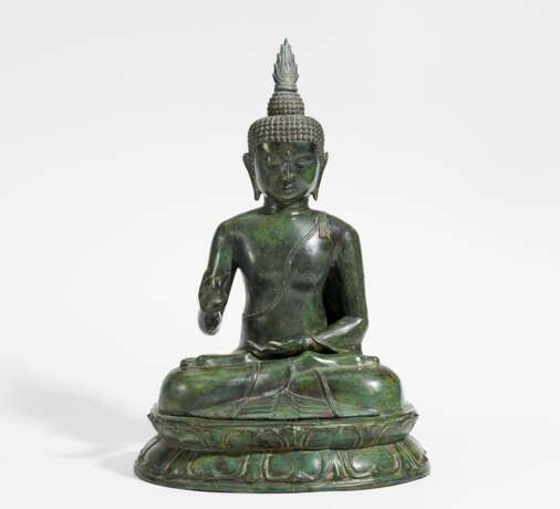  Sitzender Buddha in vitarka mudra - фото 1