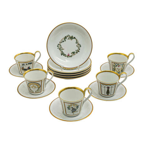 BING&GROENDAHL Kaffee-Set für 5 Personen 'Holiday Collection', 20. Jahrhundert. - photo 1