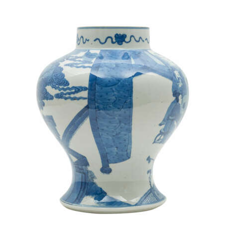 Blau-weiße Vase. CHINA. - фото 4