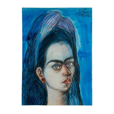 VORREITER, MANFRED (1943-2017), "Frida Kahlo", - Foto 1