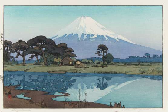Yoshida, Hiroshi (1876 - 1950). HolzschnitTiefe: Suzukawa - фото 1